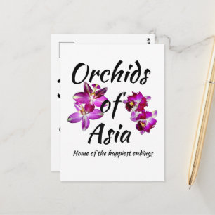 Orchideeën van Azië Briefkaart