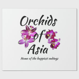 Orchideeën van Azië Cadeaupapier