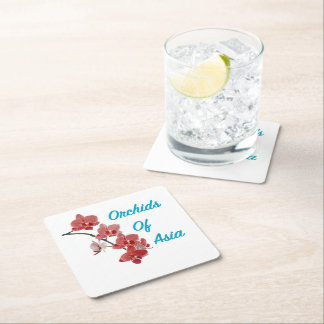 Orchideeën van Azië Dag Spa Kartonnen Onderzetters