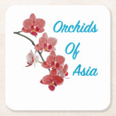 Orchideeën van Azië Dag Spa Kartonnen Onderzetters (Voorkant)