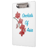 Orchideeën van Azië Dag Spa Klembord (Links)