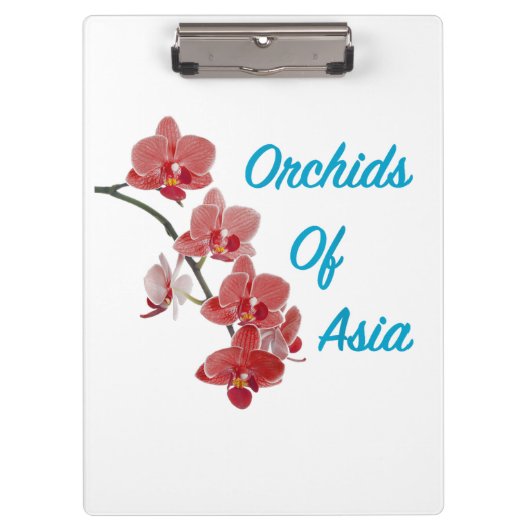Orchideeën van Azië Dag Spa Klembord (Voorkant)