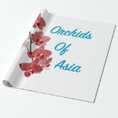 Orchideeën van Azië Dagspa Cadeaupapier (Uitgerold)