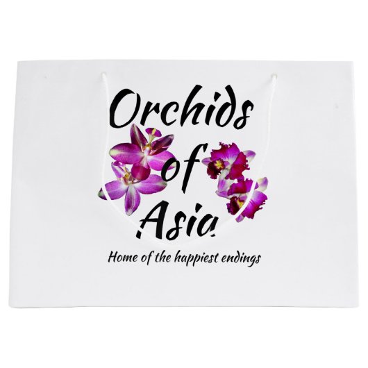 Orchideeën van Azië Groot Cadeauzakje (Voorkant)