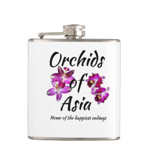 Orchideeën van Azië Heupfles