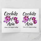 Orchideeën van Azië Kaart (Binnen)