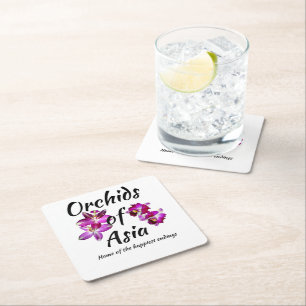Orchideeën van Azië Kartonnen Onderzetters