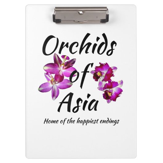Orchideeën van Azië Klembord (Voorkant)
