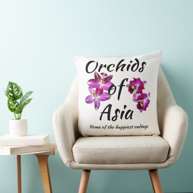 Orchideeën van Azië Kussen (Stoel)