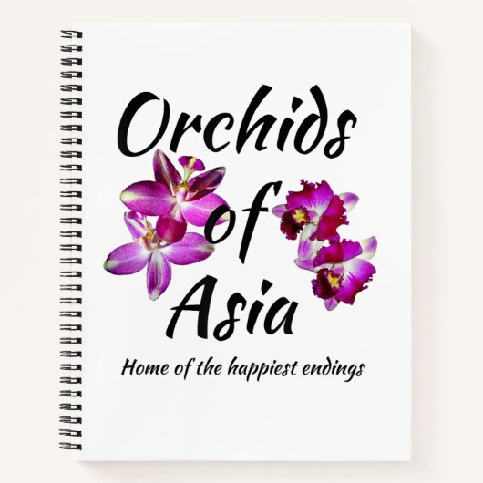 Orchideeën van Azië Notitieboek (Voorkant)