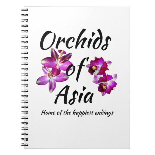 Orchideeën van Azië Notitieboek (Voorkant)