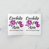 Orchideeën van Azië Notitiekaartje (Binnen)