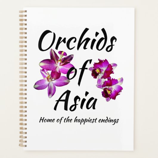 Orchideeën van Azië Planner (Voorkant)