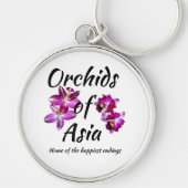 Orchideeën van Azië Sleutelhanger (Voorkant)