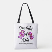 Orchideeën van Azië Tote Bag (Achterkant)