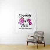 Orchideeën van Azië Wandkleed (In situ)