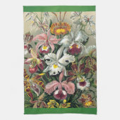 Orchideeën van Ernst Haeckel Theedoek (Verticaal)