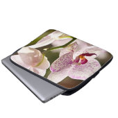Orchideeën van Shirley Taylor Laptop Sleeve (Voorkant onderkant)