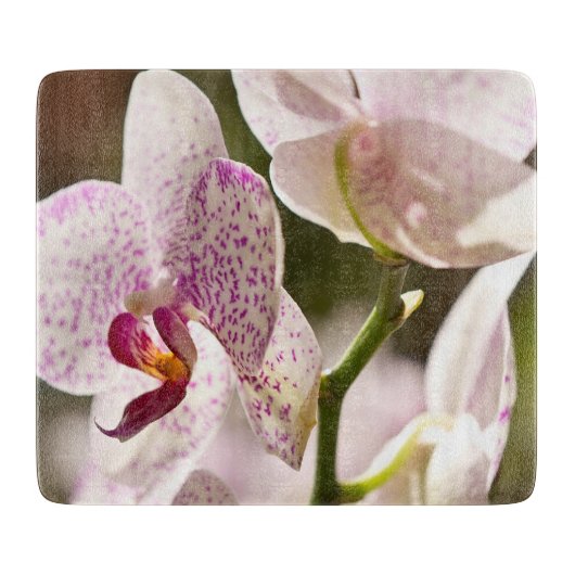 Orchideeën van Shirley Taylor Snijplank (Voorkant)