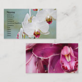 Orchideeën Visitekaartje (Voorkant / Achterkant)