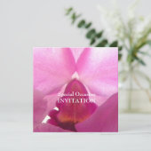 Orchideeën vliegende vleugels/All-Occasion Invites Kaart (Staand voorkant)