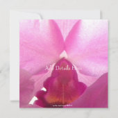 Orchideeën vliegende vleugels/All-Occasion Invites Kaart (Achterkant)