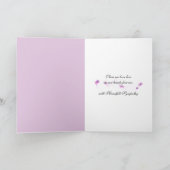 Orchideeën voor het verlies van dochter kaart (Binnen)