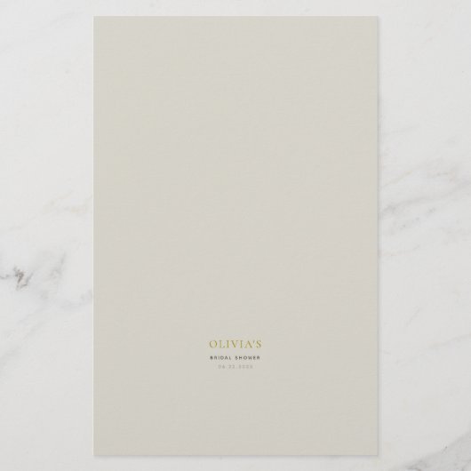 Orchideeën Vrijgezellenfeest Game bruid bruidegom  Flyer (Achterkant)