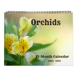 Orchideeën wandkalender kalender