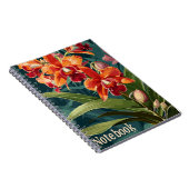 Orchideeënbloemen Notitieboek (Rechterzijde)