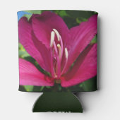 Orchideeënboom Bloesem Tropische Bloemen Blikjeskoeler (Achterkant)