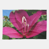 Orchideeënboom Bloesem Tropische Bloemen Theedoek (Horizontaal)