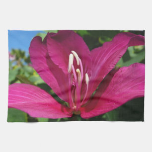 Orchideeënboom Bloesem Tropische Bloemen Theedoek