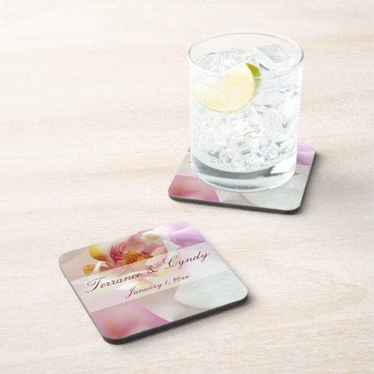 Orchideeënhart Bier Onderzetter (Rechterzijde)