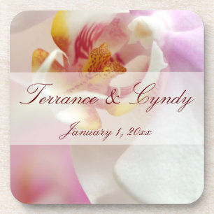 Orchideeënhart Bier Onderzetter