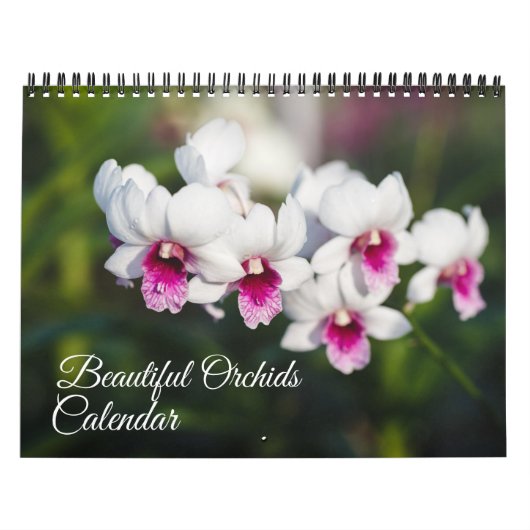 Orchideeënkalender middelgroot formaat kalender (Hoes)