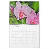 Orchideeënkalender middelgroot formaat kalender (Mar 2027)