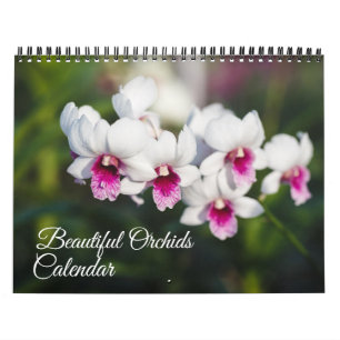 Orchideeënkalender middelgroot formaat kalender