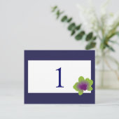 Orchideeëntabelnummer Briefkaart (Staand voorkant)