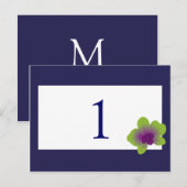 Orchideeëntabelnummer Briefkaart (Voorkant / Achterkant)