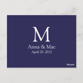 Orchideeëntabelnummer Briefkaart (Achterkant)