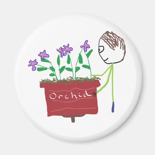 orchideeënteelt magneet (Voorkant)