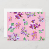 Orchideen Briefkaart (Voorkant / Achterkant)