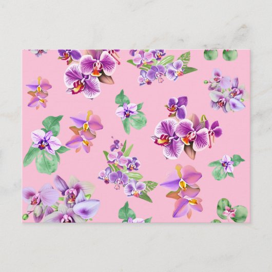 Orchideen Briefkaart (Voorkant)