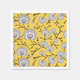 Orchidemosterdpatroon Servet