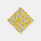 Orchidemosterdpatroon Servet (Hoek)