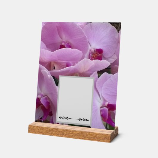 Orchids Acryl Bord (Hoek)