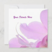 Orchids All-Occasion Invites Kaart (Achterkant)