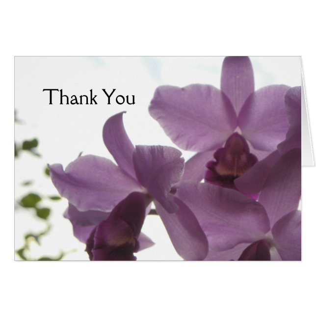 Orchids All-Purpose Greeting/Invitation Card (Voorkant Horizontaal)