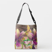 Orchids Blooming Crossbody Tas (Achterkant)